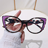 Fashionable trend glasses, cat's eye, European style