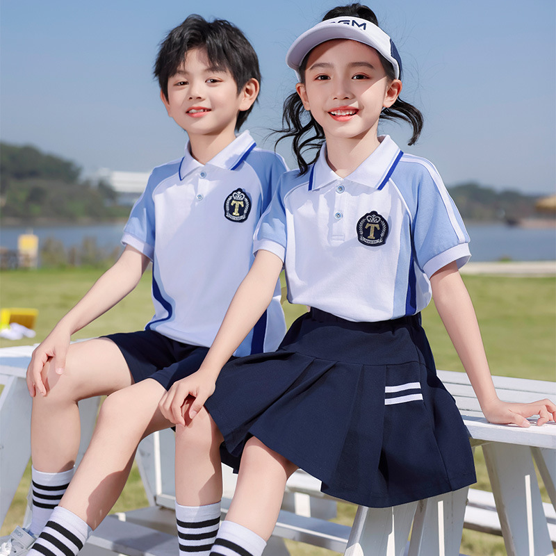 小學生校服套裝春秋款一年級班服三件套兒童夏季幼兒園園服運動服