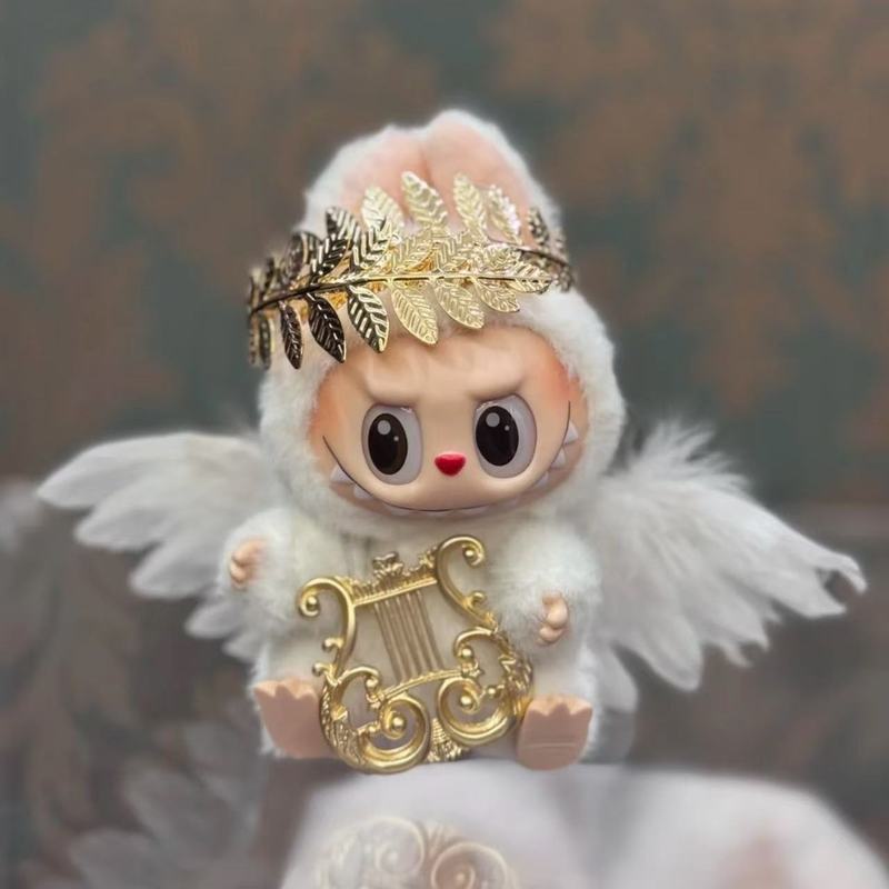 コットンドールラブブアクセサリー羽の羽白黒赤 bjd 人形人形天使の羽|undefined