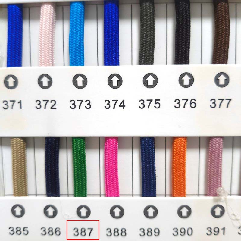 210 color 4mm color unisex cifrado cordón redondo negro y blanco cordón de zapatos casuales para zapatos blancos pequeños