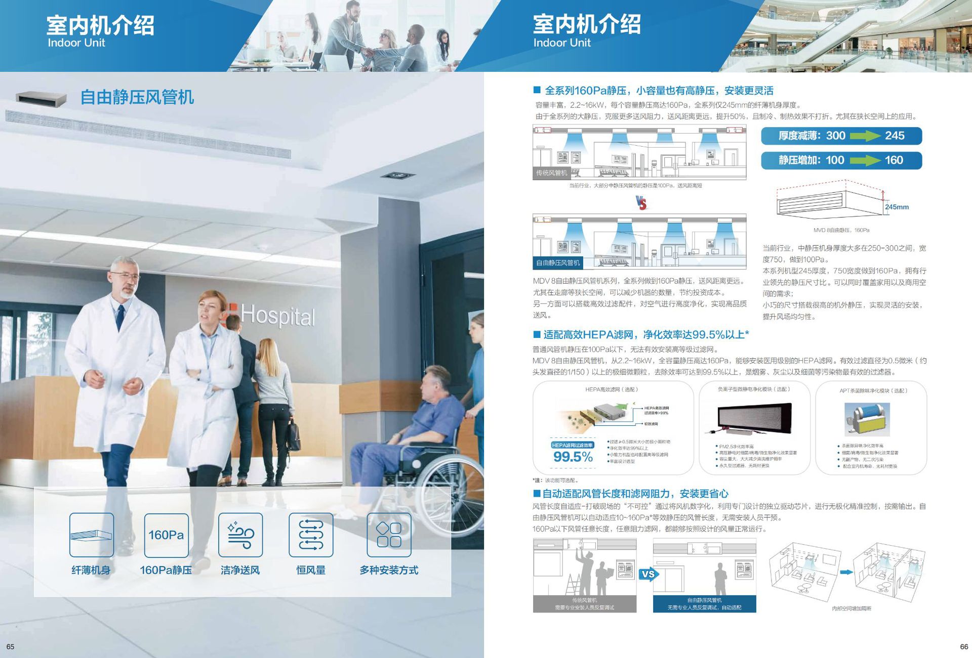 美的多联机大多联样册顶出风全