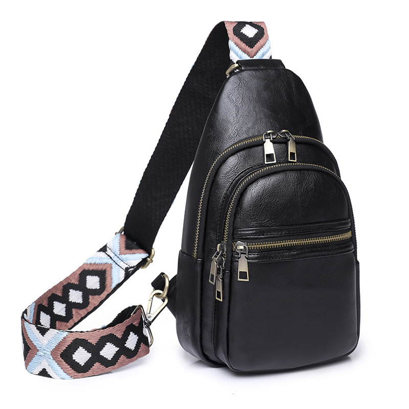 Bolso de las niñas de alto grado transfronterizo bolsas sin género bolso de pecho de las mujeres todo partido retro crossbody bolsa pequeña bolsa de mensajero
