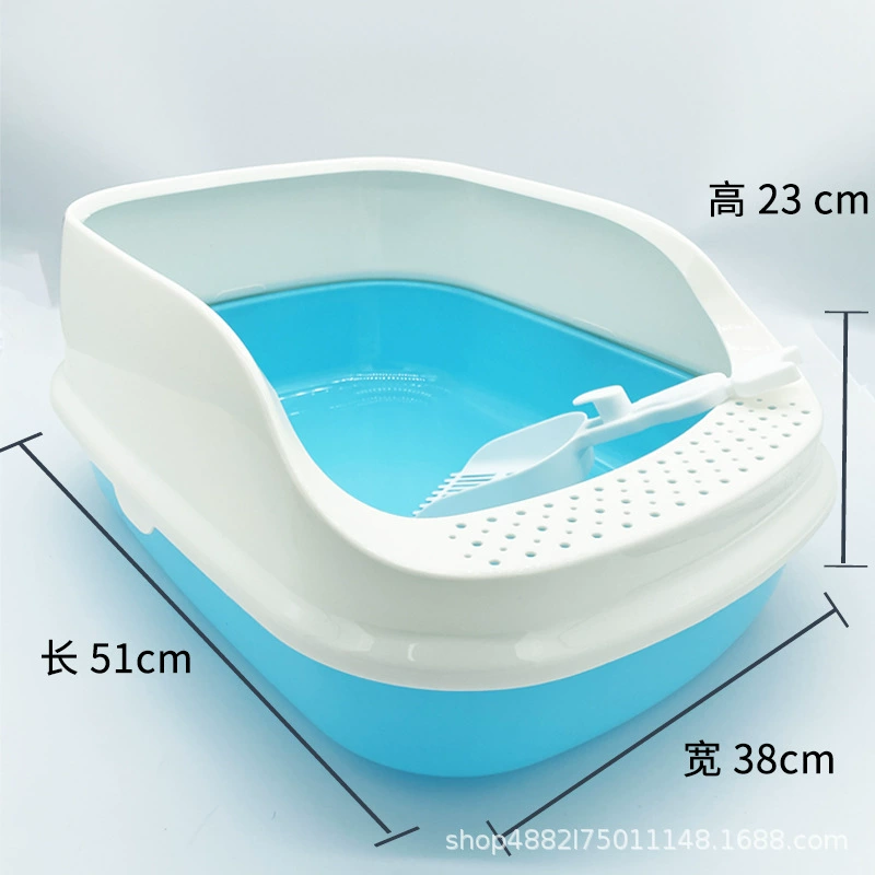 Оптовая продажа кошачьих песчаников полузакрытый новый негабаритный утолщение и высокая защита от брызг товаров для домашних животных оптом