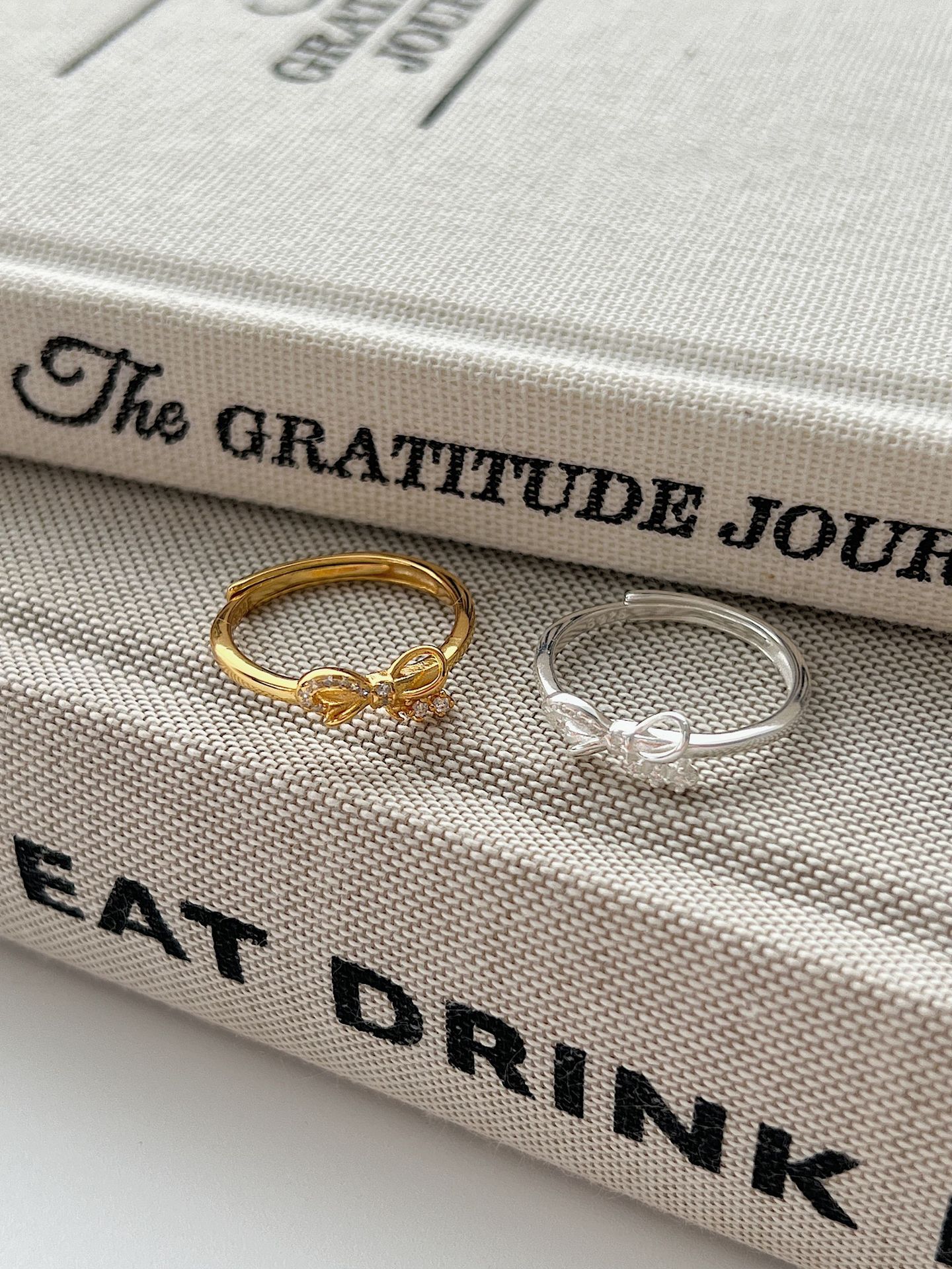 Argent Sterling 925 Noeud D'Arc Bague Réglable display picture 3