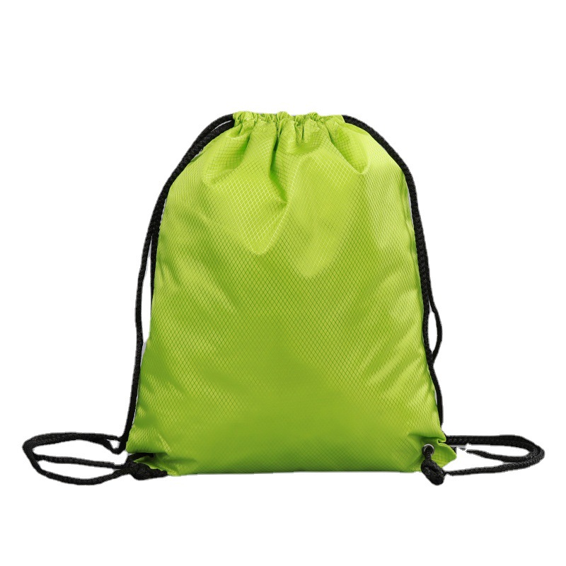 Mochila publicidad impresión bolso de almacenamiento con cordón bolsillo con cordón de poliéster personalizado bolso con cordón deportivo personalizado