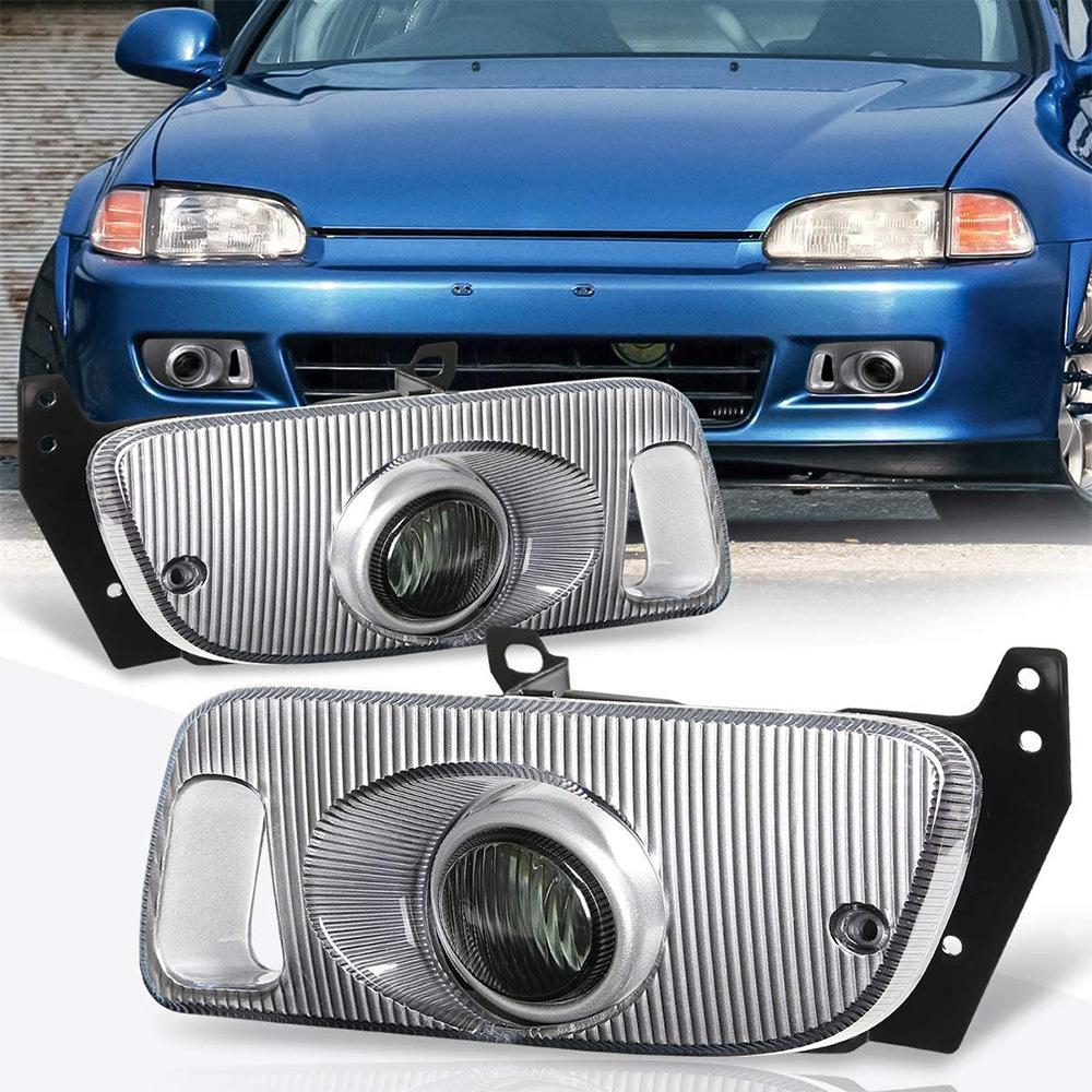 Aplicable a 92 / 93 / 94 / 95 viejo Civic de doble puerta lámpara de niebla delantera lámpara de barra de luz de conducción diurna lámpara de niebla