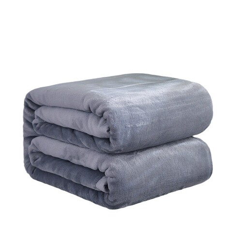 Solid color blanket, double-sided flannel, winter warm blanket, coral velvet cover blanket, air-conditioning blanket, universal throughout the year