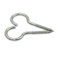 镀锌自攻羊眼螺钉开口灯钩不锈钢闭口羊眼圈螺丝挂钩螺丝羊角钉
