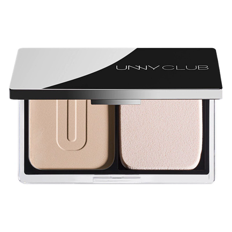 Unny Powder Cake Oil Control Макияж Прочный водостойкий консилер Сухая смесь Масляный макияж для кожи Медовая пудра Натуральный макияж для торта