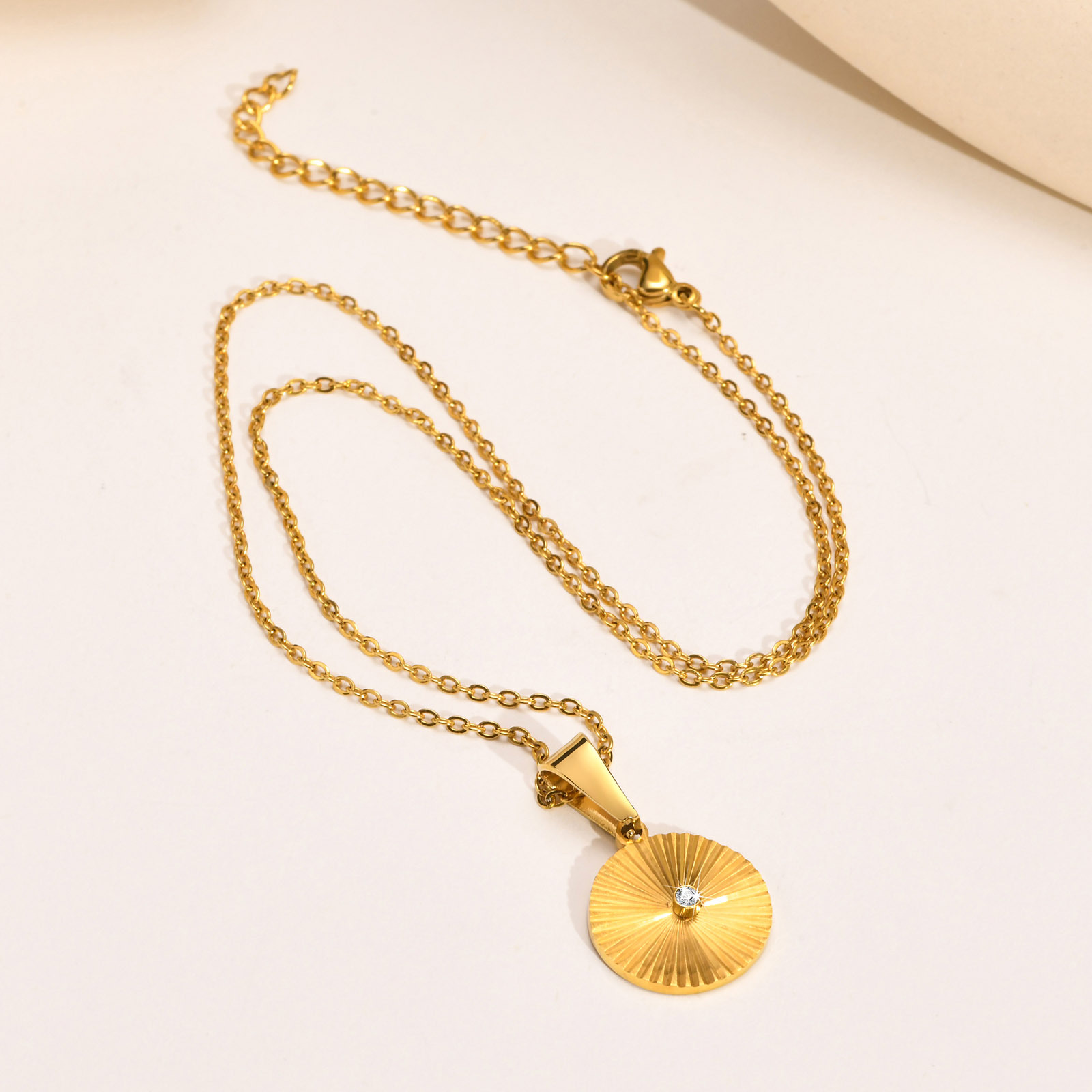 Simple Style Star Stainless Steel Plating Pendant Necklace 1 Piece