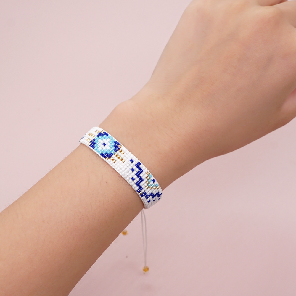Ethnic Style Eye Glass Beaded Womenu0027S Bracelets 1 Piece