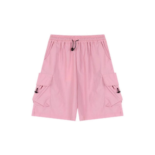 Workwear Shorts for Women - Summer Thin Version 2025, American Style Loose Casual Straight Leg Five-Finger Pants for Short Women and Students