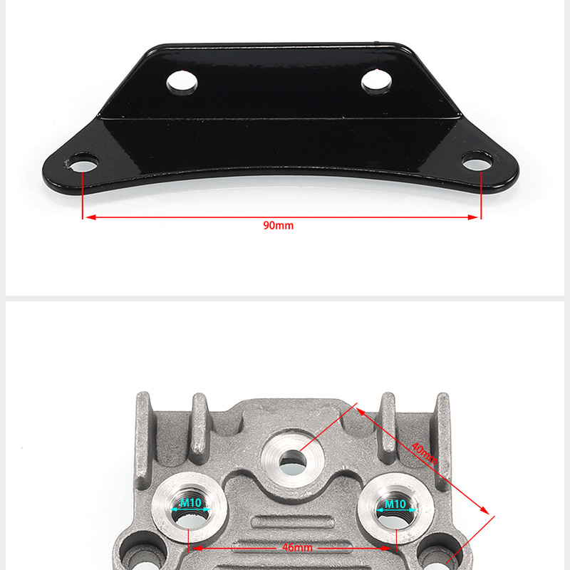 Off-Road Motorcycle Monkey Bike Oil Cooler Monkey Bike Underframe Bike Engine 125-140Cc Aluminum Radiator