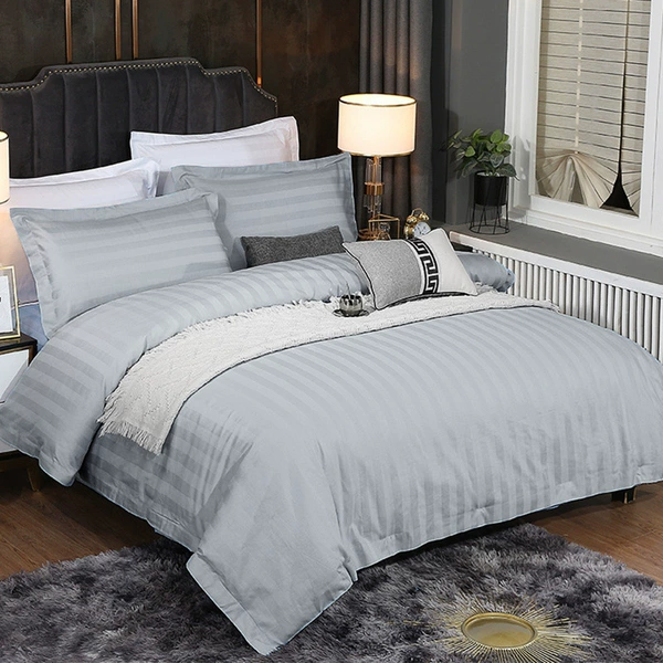 Thickened light gray satin strips [striped lace-up style]
