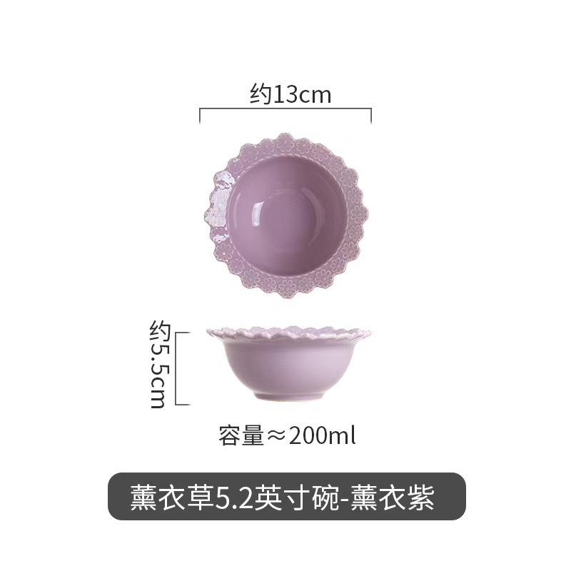 Francés retro ins en relieve cubiertos de cerámica creativos bordes de encaje plato de filete de comida occidental platos caseros platos planos