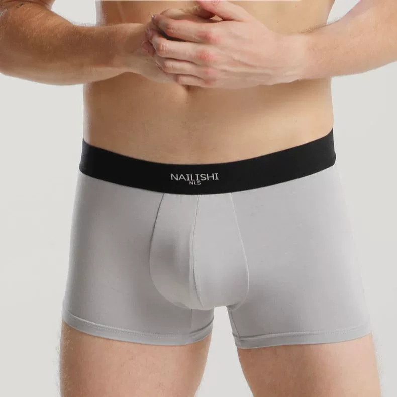 Мужское нижнее белье 50S, модальные трусы-боксеры 10A, антибактериальные трусы-боксеры со средней талией, молодежные модные дышащие шорты-боксеры, летние