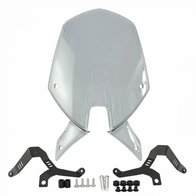 Suitable for Ducati Motorcycle front windshield - smoke-gray