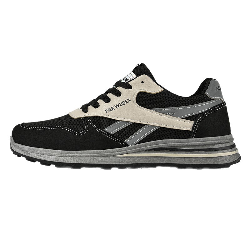 Zapatos de papá de hombre primavera nuevos zapatos de pareja, zapatos casuales transpirables coreanos, zapatos deportivos de moda coreana para hombres