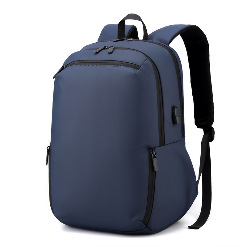 Nuevo bolso de computadora de hombro transfronterizo, película de cuero, bolso de negocios resistente al agua, mochila para estudiantes universitarios, mochila de viaje y ocio para hombres