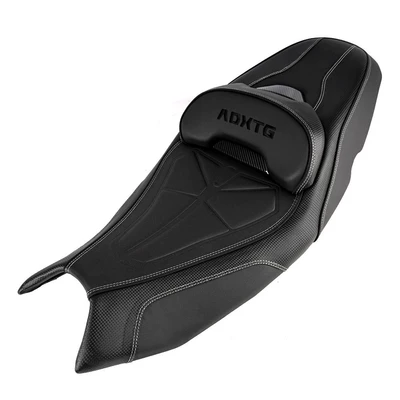 Suitable for Sanyang Saber Tiger 400Adxtg Upgraded Large Seat Assembly Modification with Comfortable Soft Leather Backrest Cushion (Motorcycle cushion) - upgrade-seat-bag-assembly