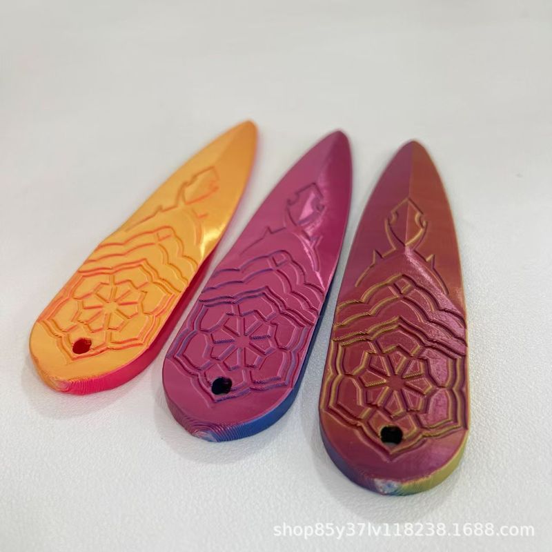 猎魔女团周边 KPop Demon Hunters Zoey Dagger 塑料道具武器饰品|undefined