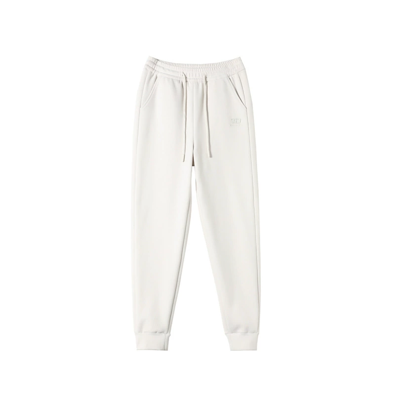 Windproof woolen winter fashionable keep warm trousers with down