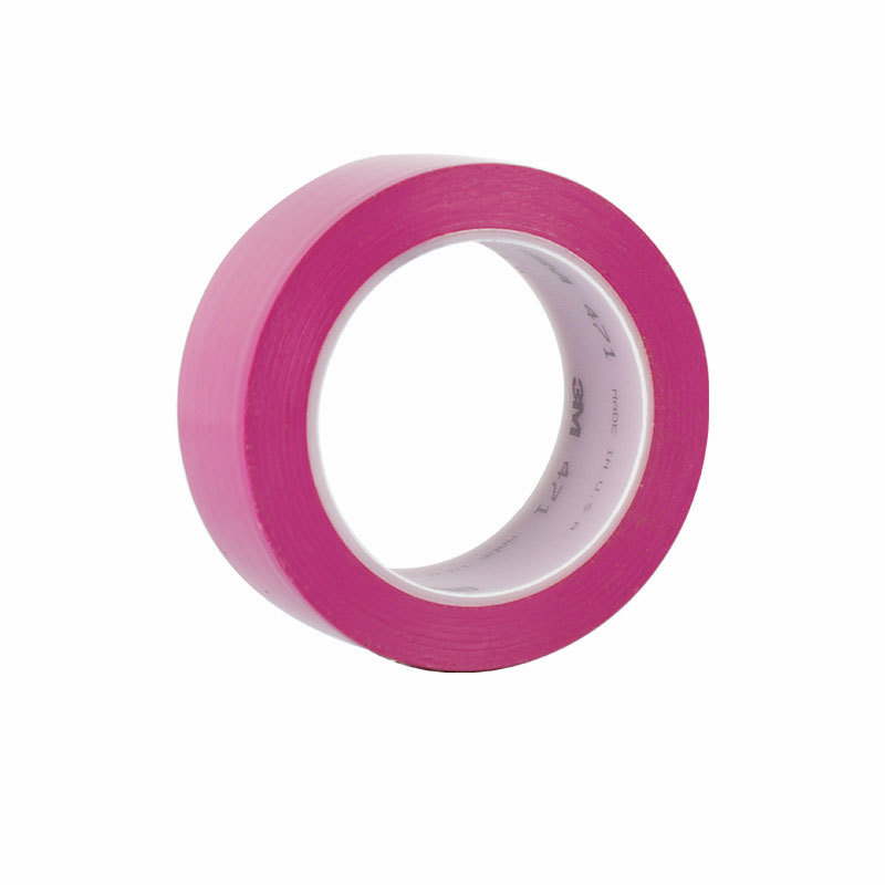 3m471 cinta de advertencia que no deja marcas suelo PVC rojo y blanco 5S marcado posicionamiento negro y amarillo logotipo 3m cinta de identificación