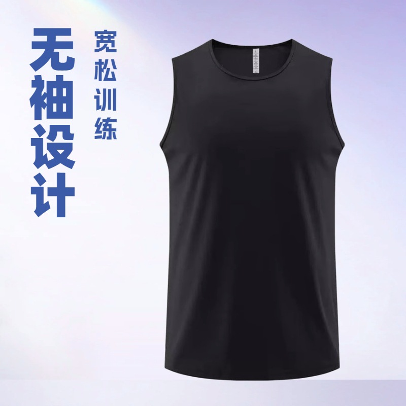 Mesh Round Neck Tennis Vest Quick-Drying Sports T-Shirt Tennis Professional Competition Training Clothing Sports Top Customization