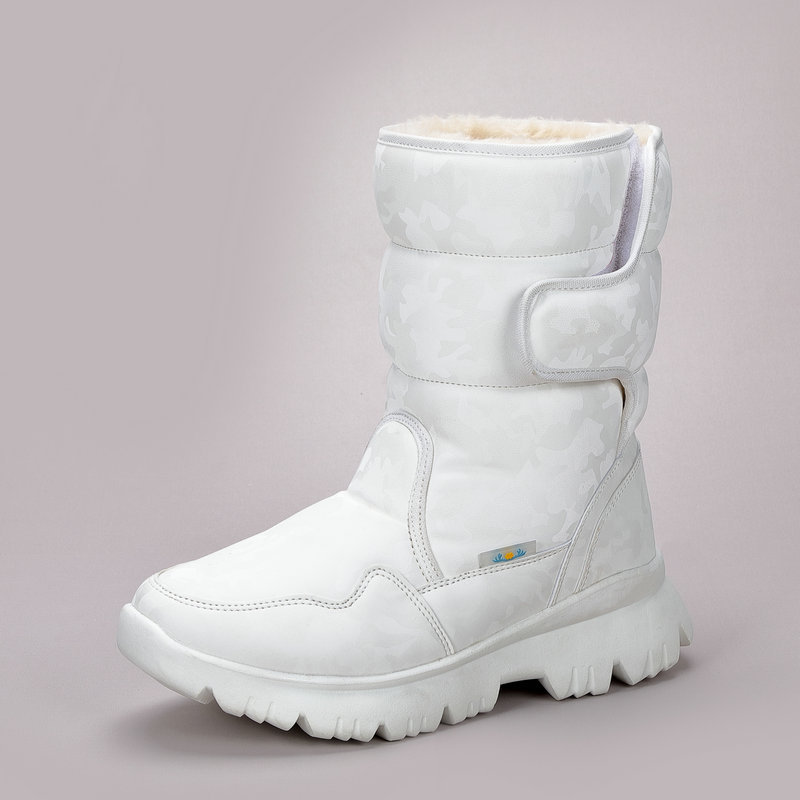 Zapatos de copo de nieve de nueve colores serie sitaqi botas de nieve para hombres talla grande suela gruesa forro de lana gruesa al por mayor y al por menor
