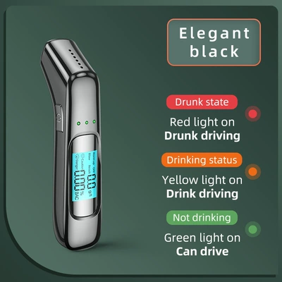 Cross-Border Best-Selling Inflatable Breathalyzer, Other Automotive Safety Supplies - c07-english-and-russian-packaging-english-display-black