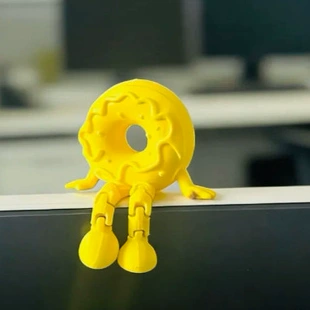 3D-фигурка-пончик с подвижными суставами настольный декор и игрушка