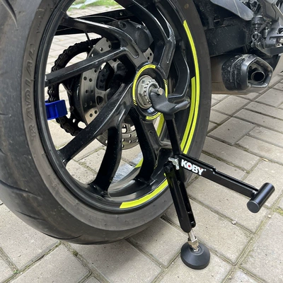 Motorcycle frame, Motorcycle Repair Universal Folding Bracket - special-model-for-single-swing-arm-comes-with-brake-belt-storage-bag
