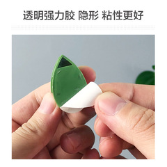 Green Leaf Green Pothos Fixer Vine Climbing Plants Wall Nailless Self-Adhesive Home Use No Trace Climbing Wire Organizer 