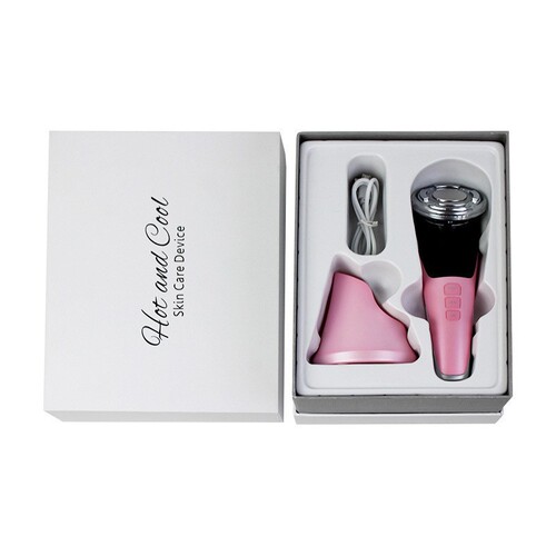 rf radio frequency beauty instrument home facial ems microcurrent lifting and firming beauty instrument hot and cold facial introduction instrument