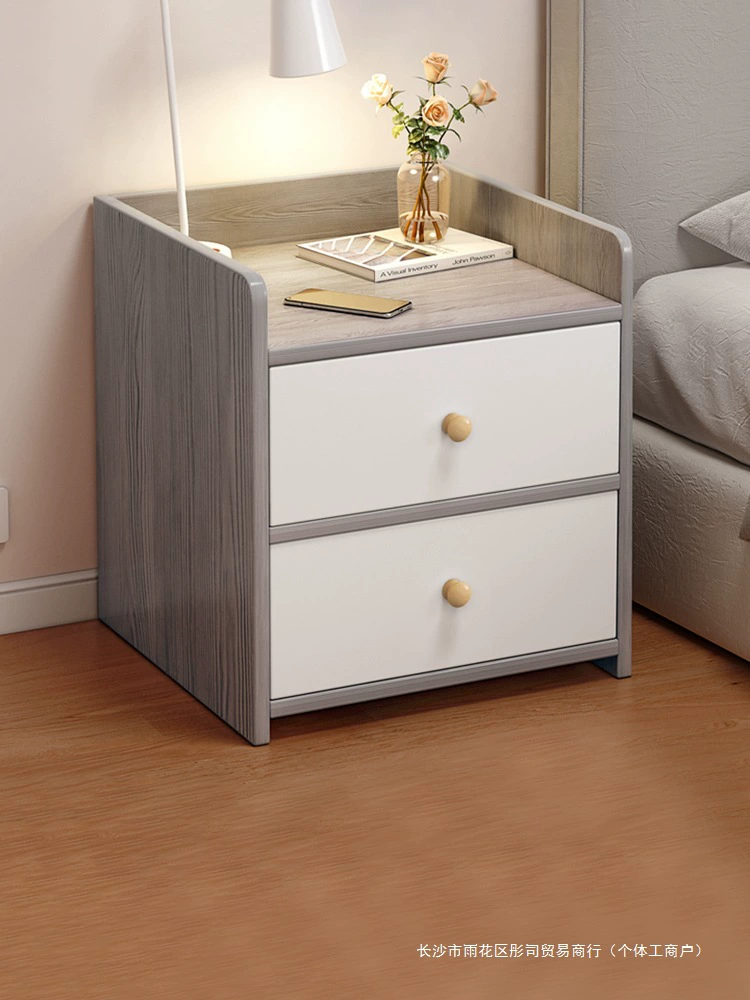 Прикроватная тумбочка, простой небольшой бытовой шкаф для хранения, шкаф для хранения, стеллаж для хранения, шкаф для спальни, комната для аренды, прикроватная тумбочка