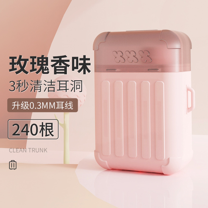 新しいスーツケース耳ピアスクリーニング耳ワイヤークリーニング耳ピアスクリーニング詰まり防止と臭い除去日本製耳洗浄ツール|undefined