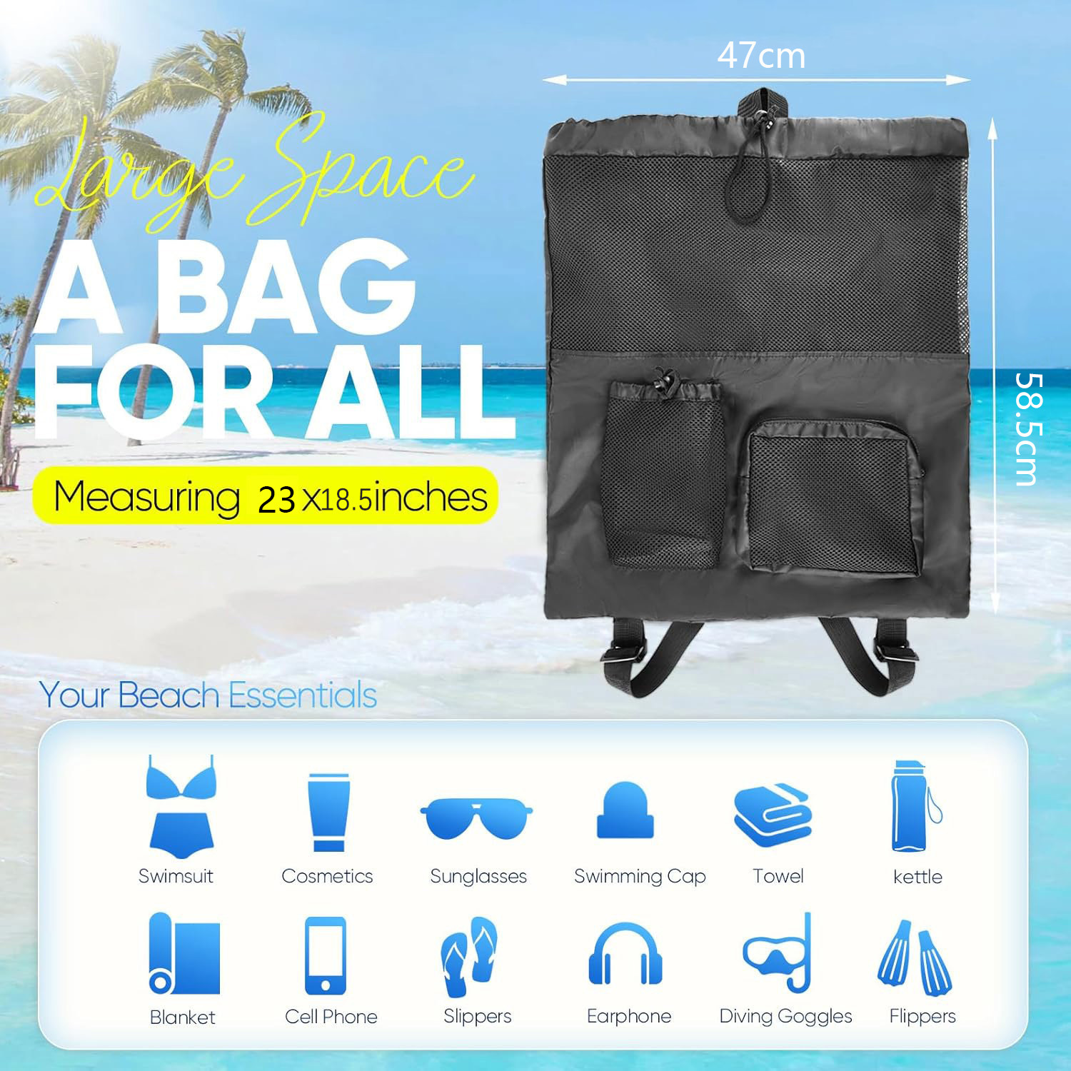 Mochila deportiva de buceo bolsa de natación airbag mochila de tela Oxford