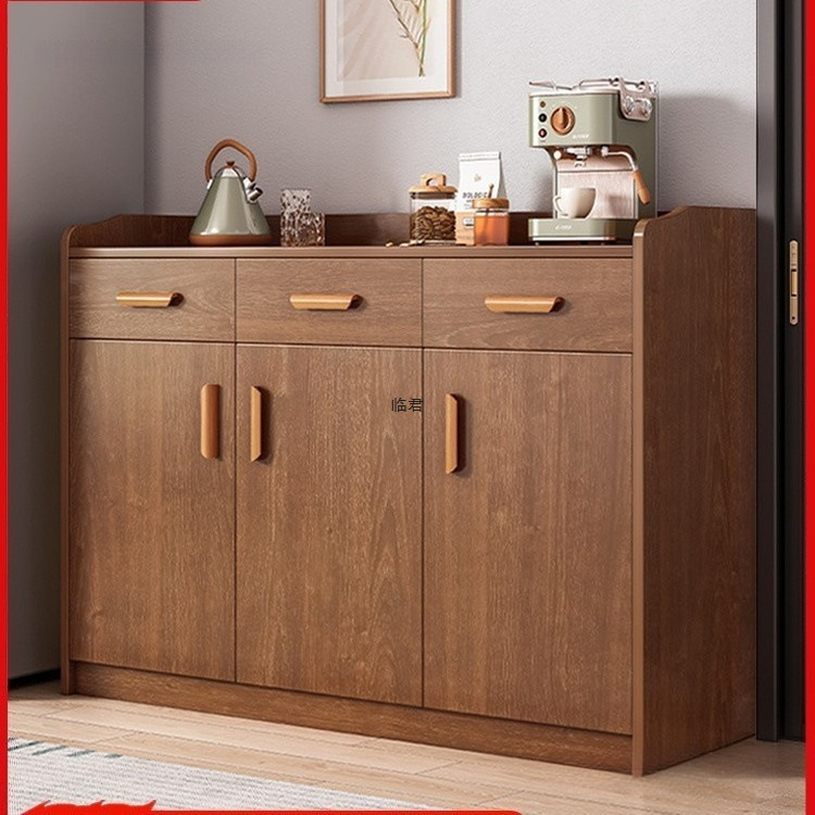 Tea Cabinet, Home Living Room Storage Cabinet, Wooden Color Meal Preparation Wall Storage Cabinet, Kitchen Cabinet Storage Cabinet, Sideboard Cabinet