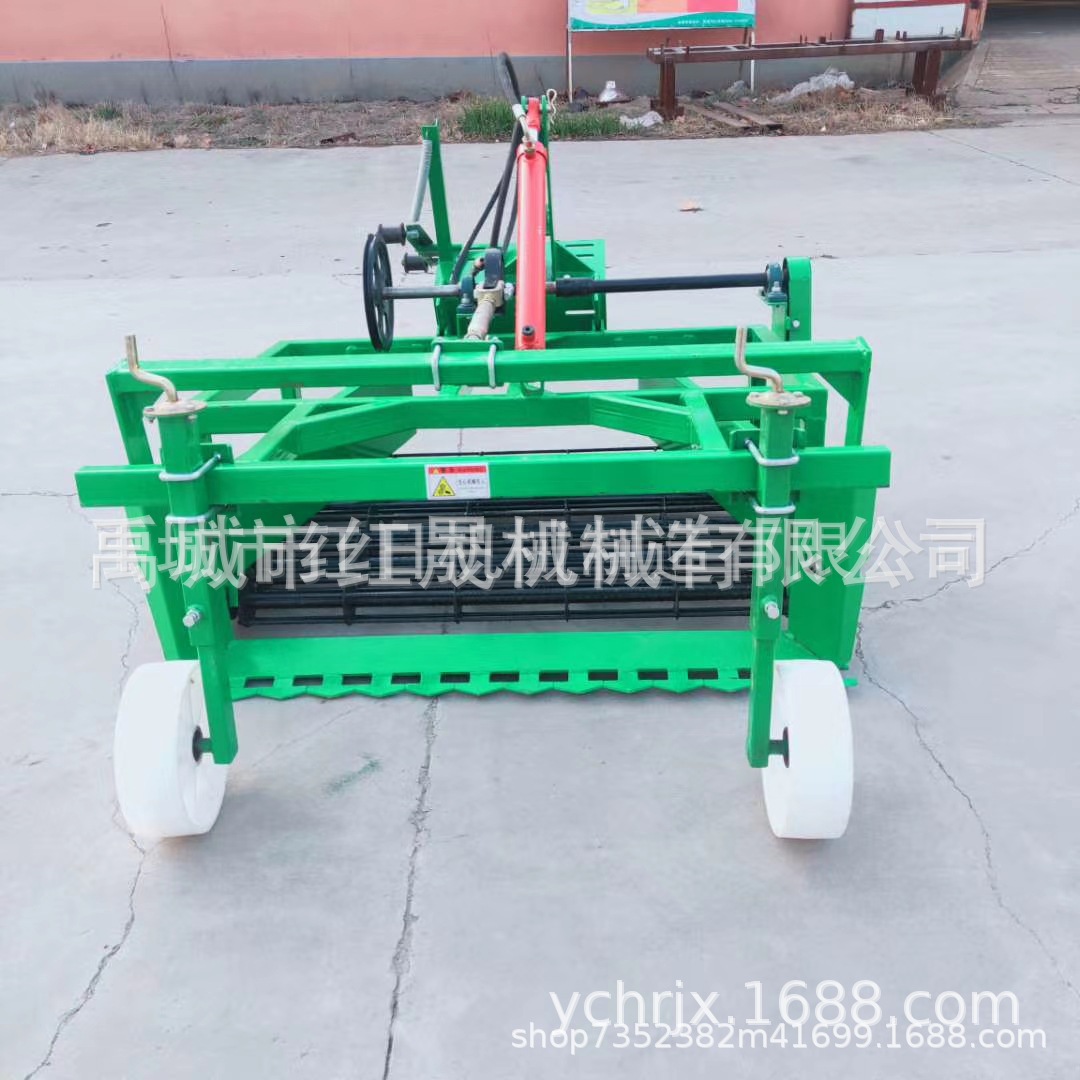 四轮带前置大蒜收获机   大葱大蒜收获机厂家   大蒜播种机