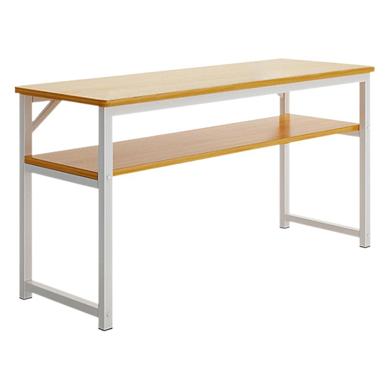 Simple escritorio largo escritorio doble estudiante estudio en casa escritorio de la computadora escritorio trabajo pared ultra estrecha Mesa