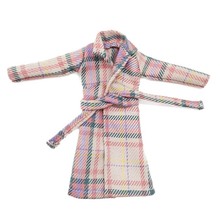 30厘米洋娃娃衣服格子外套大衣换装玩具配件6分办公室职业装