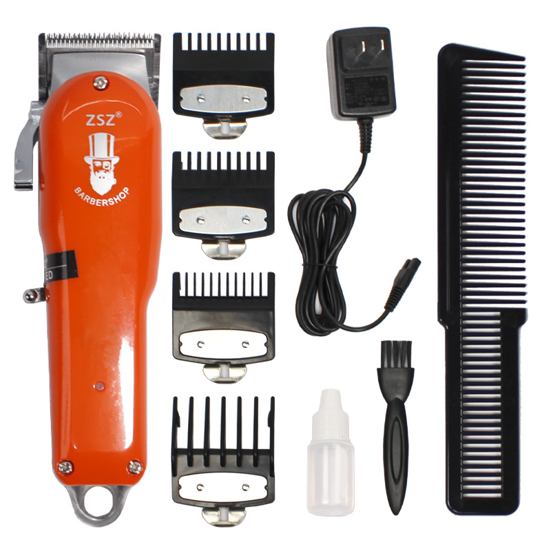 ZSZ-F50 nuevo metal cáscara inferior eléctrica Clipper aceite cabeza empuje talla marca gradiente eléctrico empuje pelo Clipper fábrica al por mayor