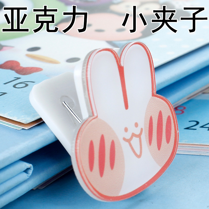 Cute acrylic plastic cartoon photo, storage system, classification