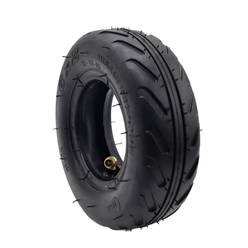 F0 Fast Wheel Electric Scooter 6inch Inner and Outer Tires Thickened 6X2 Inner and Outer Tire Inflatable Wheel Explosion-Proof Solid Tire