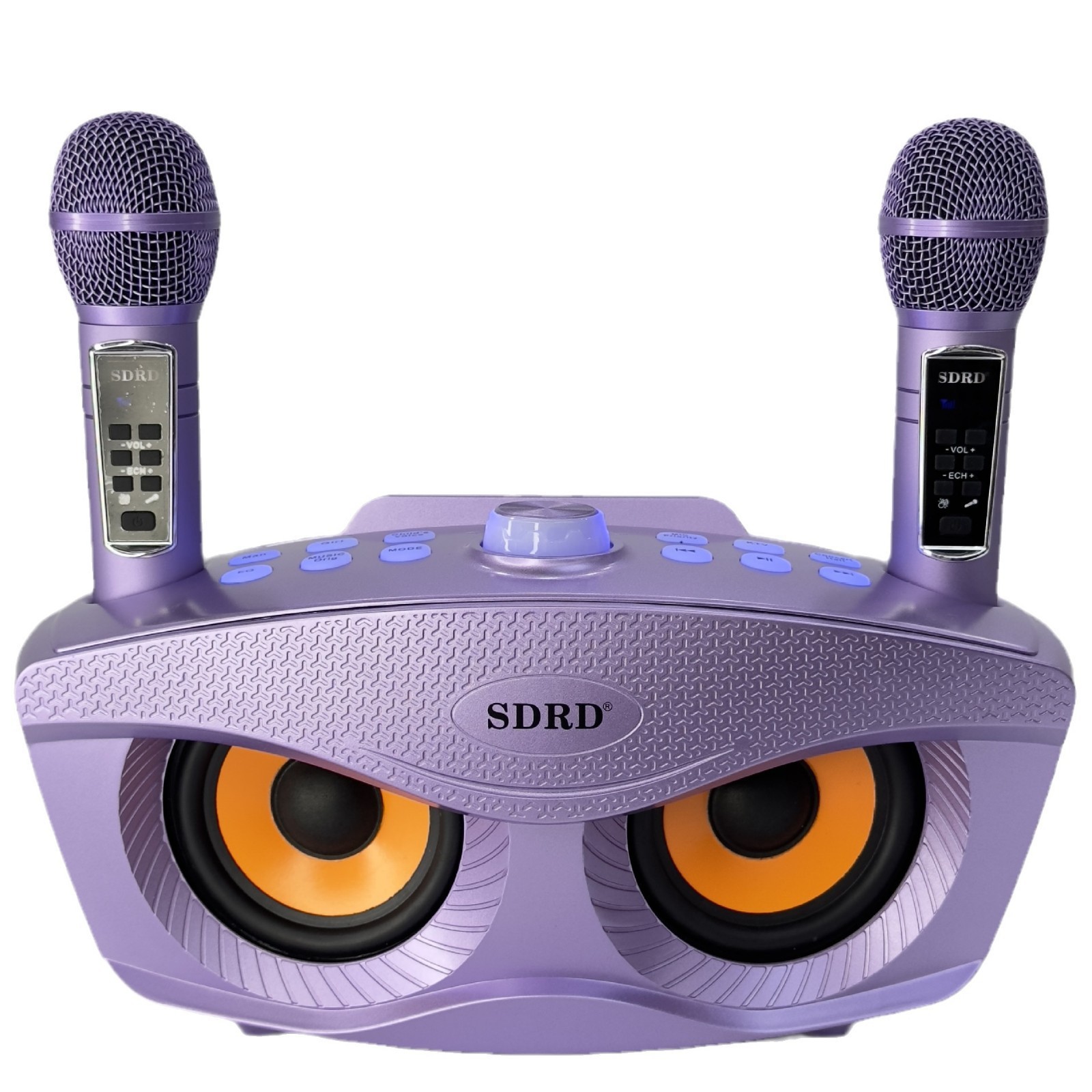 Altavoz Bluetooth SD306plus Owl con Micrófono Inalámbrico, Karaoke Todo en Uno, Máquina de Cantar KTV para el Hogar