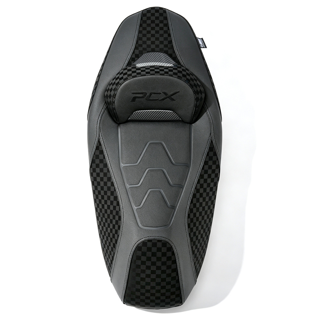 Suitable for 21-26 Honda Pcx160/125 Motorcycle Modified Seat Cushion with Soft and Comfortable Seat Bag and Lumbar Support Seat Cushion
