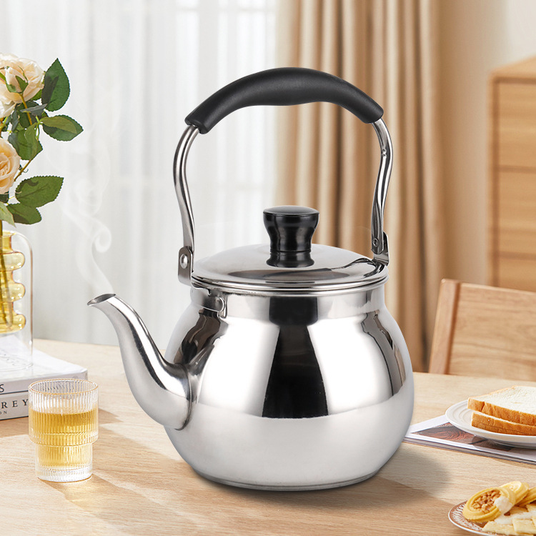 크로스보더 스테인레스 두꺼운 주전자 가정용 주전자 호텔 레스토랑 확장 포트 인덕션 쿠커 가스 주전자 도매