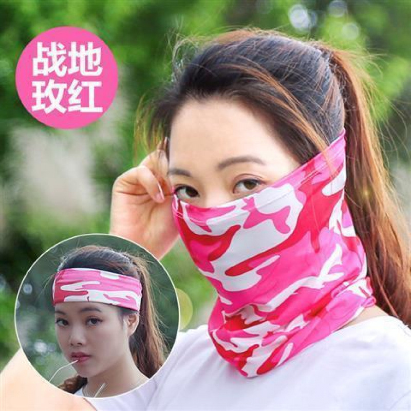 Hielo seda turbante mágico de verano deportivo al aire libre para hombres y mujeres cuello pañuelo de bicicleta máscara de pesca cuello delgado comercio exterior