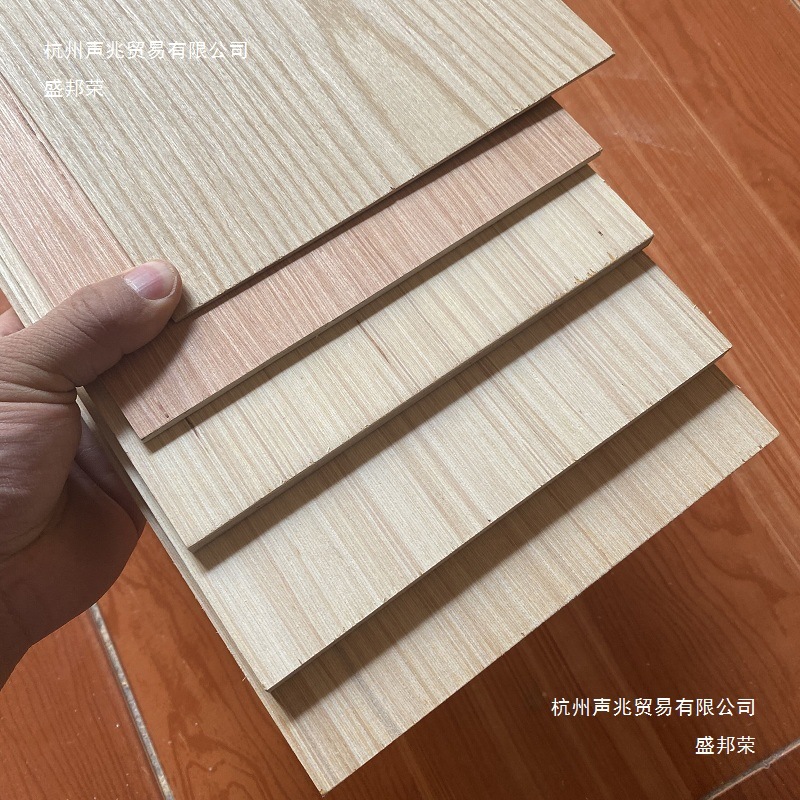 Fábrica de madera de madera de madera contrachapada armario placa posterior multicapa cajón piso de pintura de polvo de alquileno pegado
