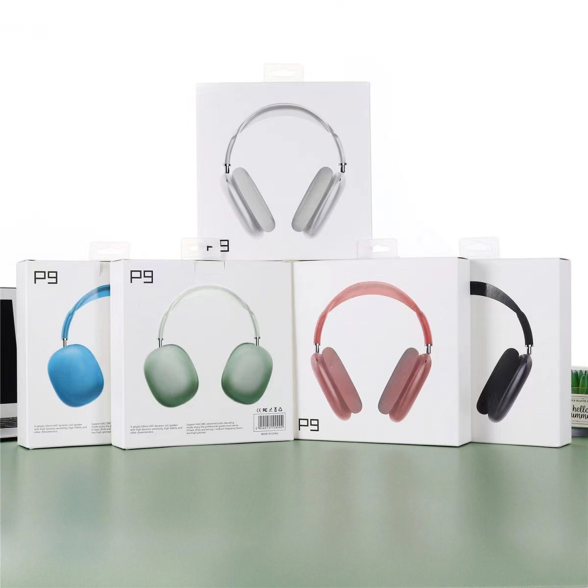 Solid Color Simple Style ABS Bluetooth Headset display picture 9